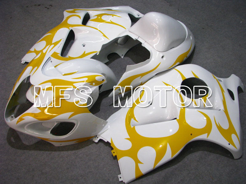 Suzuki GSXR1300 Hayabusa 2008-2020 Injection ABS Fairing - Fatcory - White Yellow - MFS2754 - Fairings Kit
