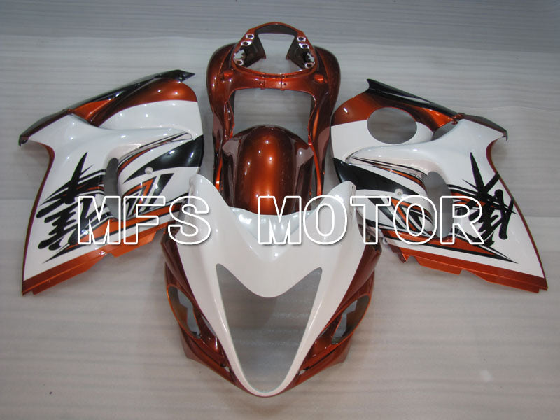 Suzuki GSXR1300 Hayabusa 2008-2020 Injection ABS Fairing - Fatcory - Orange White - MFS2757 - Fairings Kit