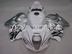 Suzuki GSXR1300 Hayabusa 1999-2007 Injection ABS Fairing - Factory Style - White Silver - MFS2773 - Fairings Kit