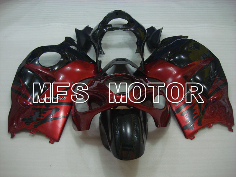 Suzuki GSXR1300 Hayabusa 1999-2007 Injection ABS Fairing - Factory Style - Black Red - MFS2778 - Fairings Kit