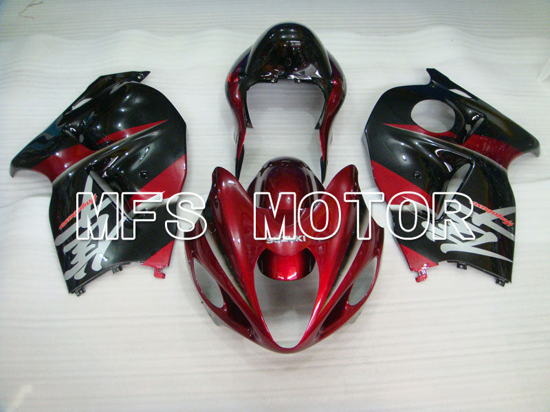 Suzuki GSXR1300 Hayabusa 1999-2007 Injection ABS Fairing - Factory Style - Black Red - MFS2783 - Fairings Kit