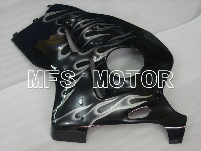 Suzuki GSXR1300 Hayabusa 1999-2007 Injection ABS Fairing - Flame - Black White - MFS2802 - Fairings Kit