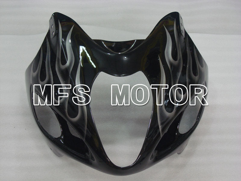 Suzuki GSXR1300 Hayabusa 1999-2007 Injection ABS Fairing - Flame - Black White - MFS2802 - Fairings Kit