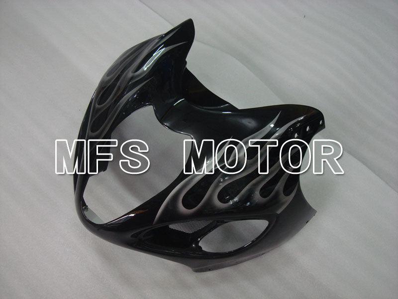Suzuki GSXR1300 Hayabusa 1999-2007 Injection ABS Fairing - Flame - Black White - MFS2802 - Fairings Kit