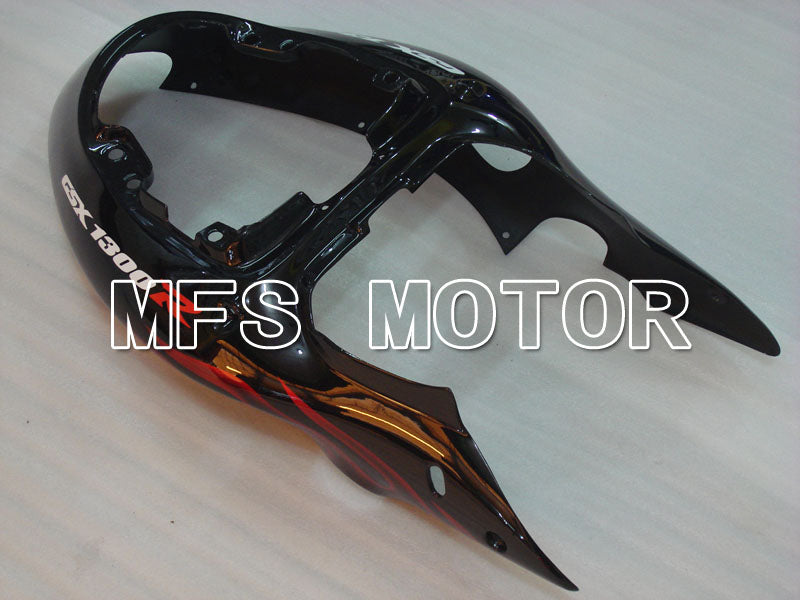 Suzuki GSXR1300 Hayabusa 1999-2007 Injection ABS Fairing - Flame - Black Red - MFS2808 - Fairings Kit
