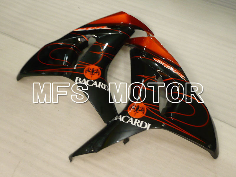 Honda CBR1000RR 2006-2007 Injection ABS Fairing - BACARDI - Black Orange - MFS2862 - Fairings Kit