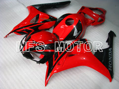 Honda CBR1000RR 2006-2007 Injection ABS Fairing - Factory Style - Black Red - MFS2876 - Fairings Kit