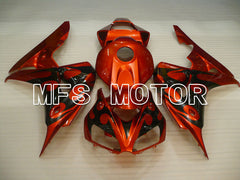 Honda CBR1000RR 2006-2007 Injection ABS Fairing - Factory Style - Black Orange - MFS2880 - Fairings Kit