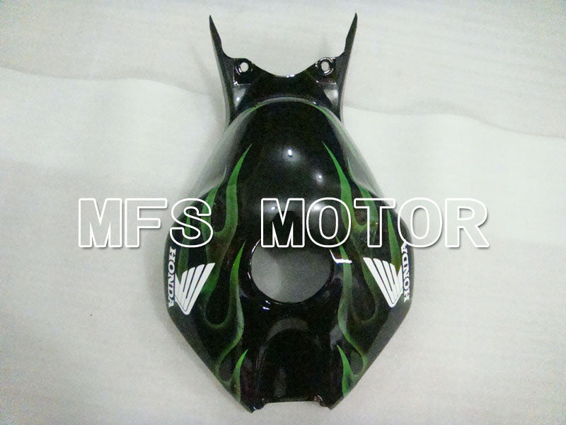 Honda CBR1000RR 2006-2007 Injection ABS Fairing - Flame - Black Green - MFS2882 - Fairings Kit