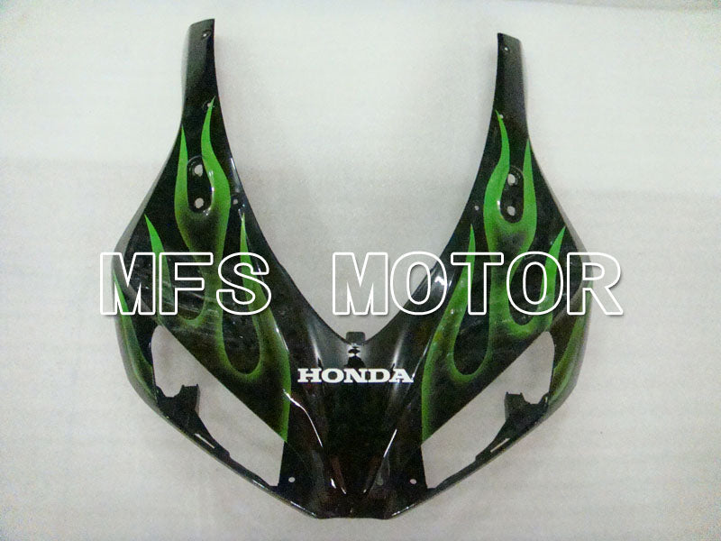 Honda CBR1000RR 2006-2007 Injection ABS Fairing - Flame - Black Green - MFS2882 - Fairings Kit