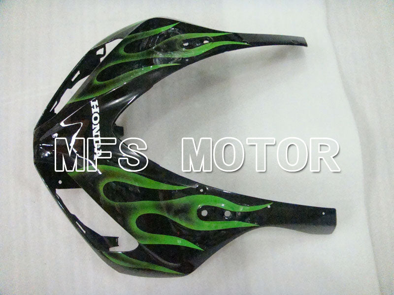 Honda CBR1000RR 2006-2007 Injection ABS Fairing - Flame - Black Green - MFS2882 - Fairings Kit