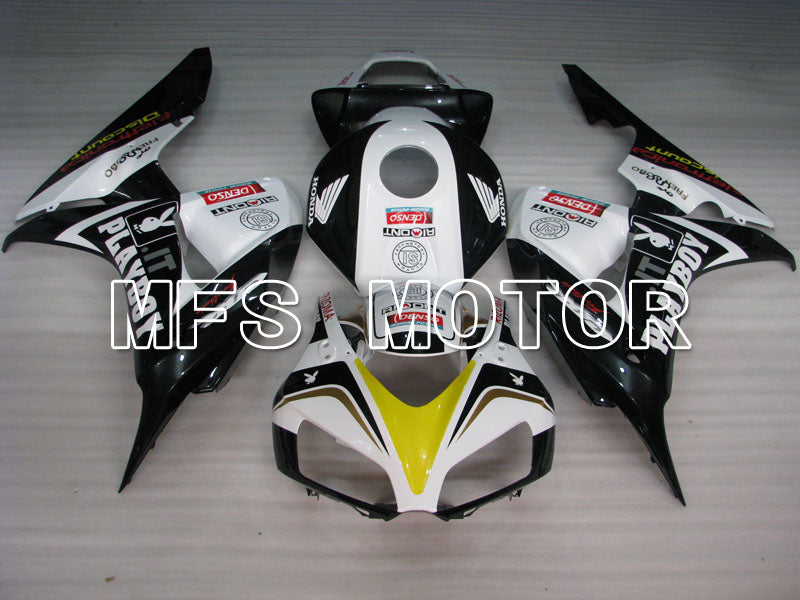 Honda CBR1000RR 2006-2007 Injection ABS Fairing - PlayBoy - Black White - MFS2895 - Fairings Kit