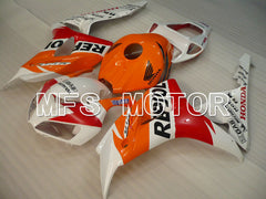 Honda CBR1000RR 2006-2007 Injection ABS Fairing - Repsol - Orange Red White - MFS2897 - Fairings Kit