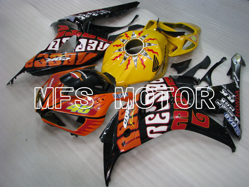 Honda CBR1000RR 2006-2007 Injection ABS Fairing - Others - Orange Yellow Black - MFS2901 - Fairings Kit
