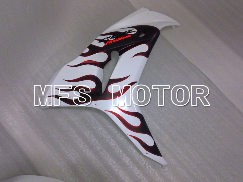 Honda CBR1000RR 2006-2007 Injection ABS Fairing - Flame - Black White - MFS2933 - Fairings Kit
