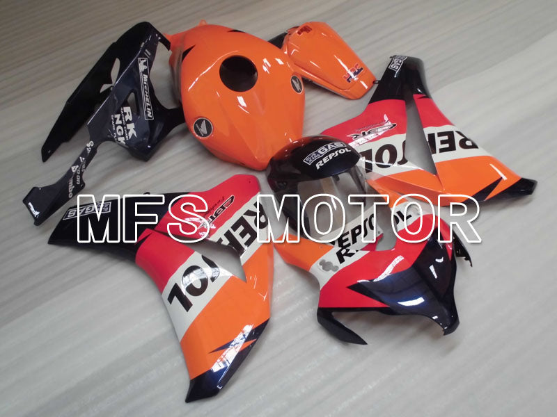 Honda CBR1000RR 2008-2011 Injection ABS Fairing - Repsol - Orange Red Black - MFS2966 - Fairings Kit