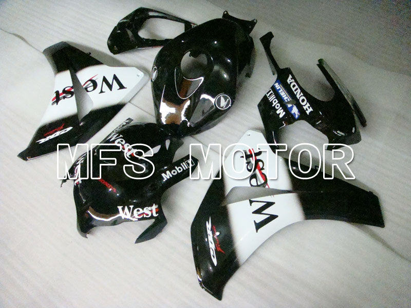Honda CBR1000RR 2008-2011 Injection ABS Fairing - West - Black White - MFS2970 - Fairings Kit