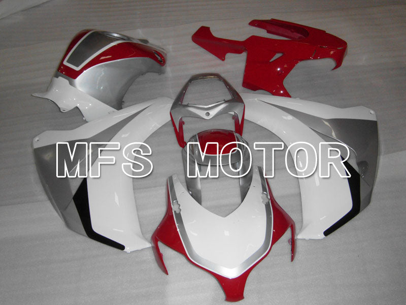 Honda CBR1000RR 2008-2011 Injection ABS Fairing - Factory Style - Red Silver - MFS2973 - Fairings Kit