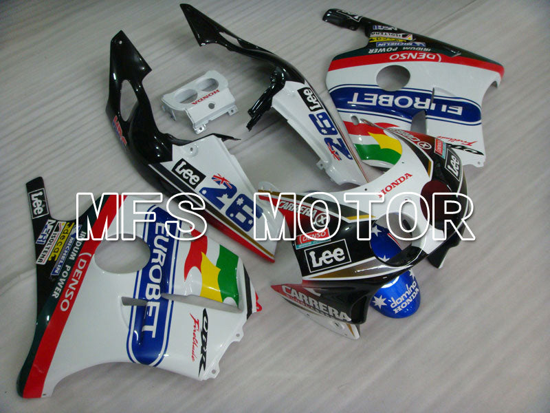 Honda CBR250RR 1990-1994 Injection ABS Fairing - Eurobet - Black White - MFS3031 - Fairings Kit