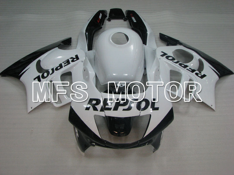 Honda CBR600 F3 1997-1998 Injection ABS Fairing - Repsol - Black White - MFS3060 - Fairings Kit
