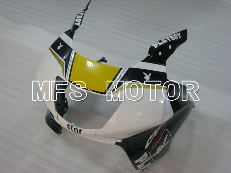 Honda CBR600 F3 1997-1998 Injection ABS Fairing - PlayBoy - Black White - MFS3061 - Fairings Kit