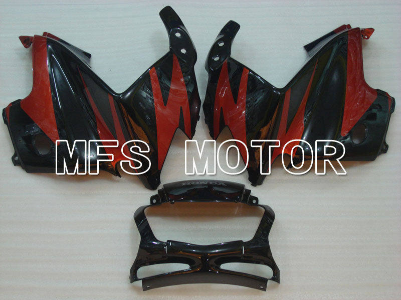 Honda CBR600 F3 1997-1998 Injection ABS Fairing - Factory Style - Black Red - MFS3068 - Fairings Kit