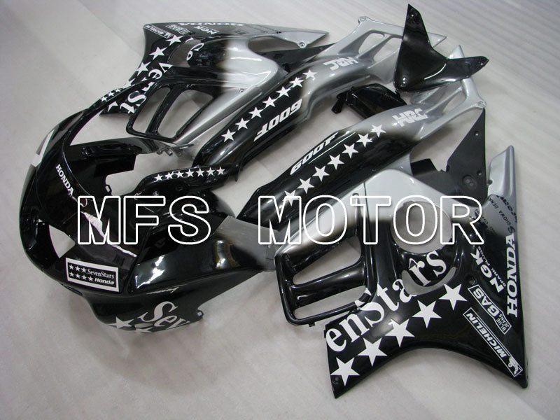 Honda CBR600 F3 1995-1996 Injection ABS Fairing - SevenStars - Black Silver - MFS3048 - Fairings Kit