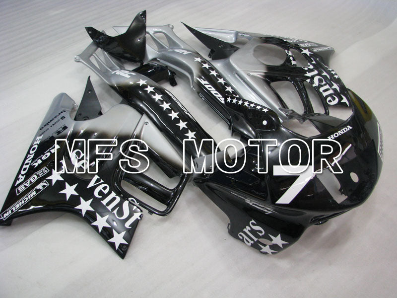 Honda CBR600 F3 1995-1996 Injection ABS Fairing - SevenStars - Black Silver - MFS3048 - Fairings Kit