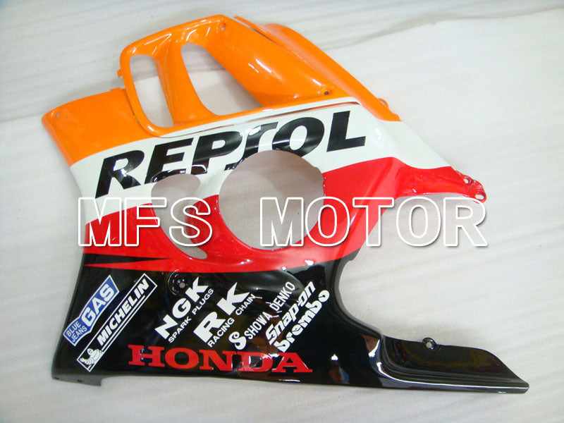 Honda CBR600 F3 1997-1998 Injection ABS Fairing - Repsol - Black Orange Red - MFS3072 - Fairings Kit
