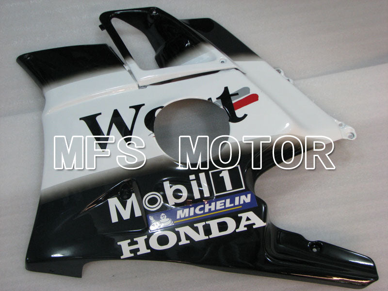 Honda CBR600 F2 1991-1994 ABS Fairing - West - Black White - MFS3109 - Fairings Kit