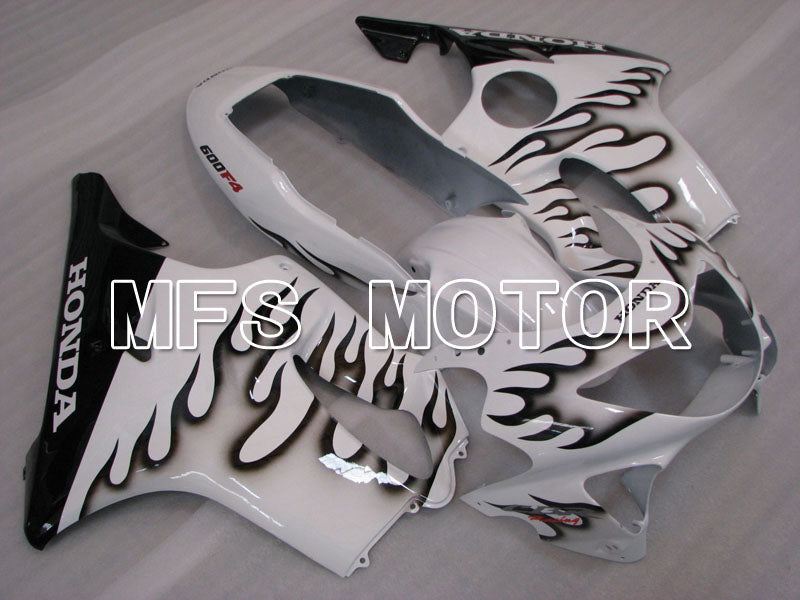 Honda CBR600 F4 1999-2000 Injection ABS Fairing - Flame - Black White - MFS3143 - Fairings Kit