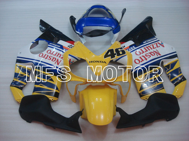 Honda CBR600 F4i 2001-2003 Injection ABS Fairing - Nastro Azzurro - Black Yellow - MFS3150 - Fairings Kit