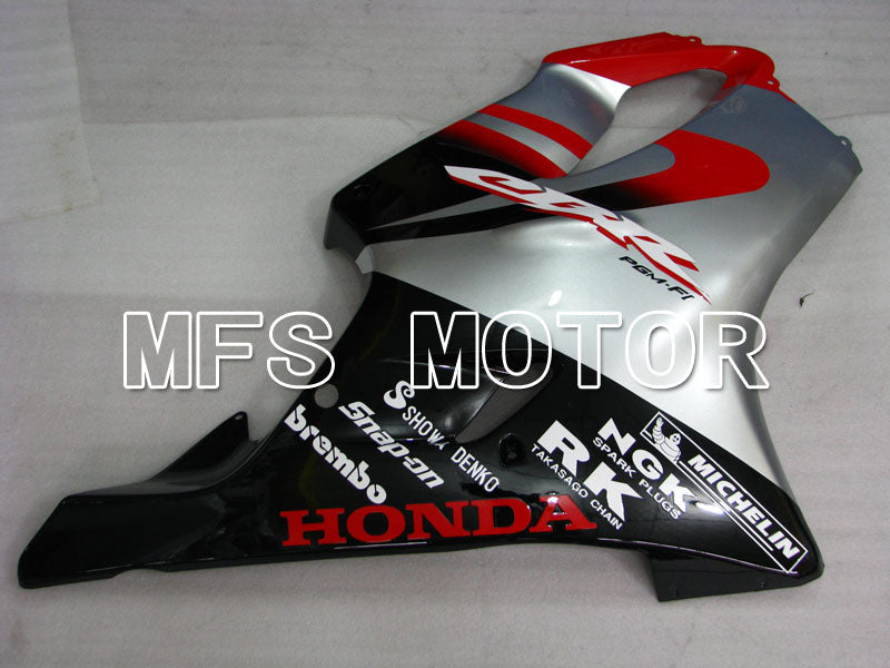 Honda CBR600 F4i 2004-2007 Injection ABS Fairing - Factory Style - Black Red Silver - MFS3183 - Fairings Kit