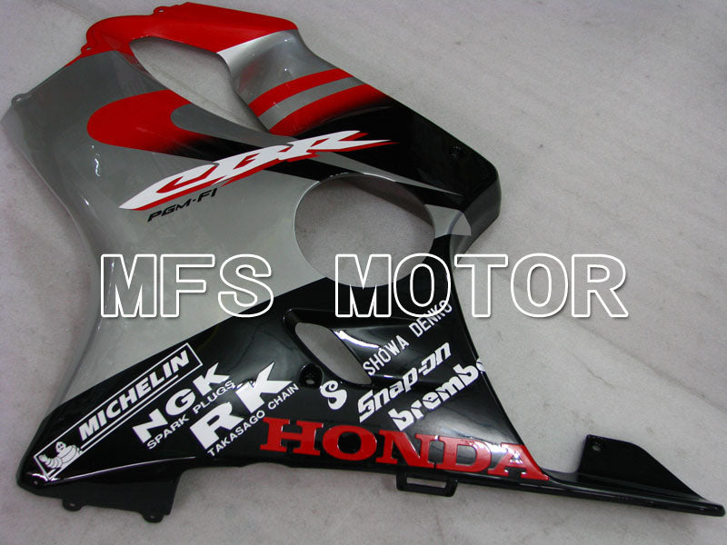 Honda CBR600 F4i 2004-2007 Injection ABS Fairing - Factory Style - Black Red Silver - MFS3183 - Fairings Kit