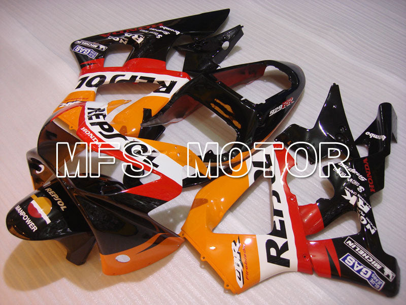 Honda CBR900RR 929 2000-2001 Injection ABS Fairing - Repsol - Black Orange Red - MFS3211 - Fairings Kit