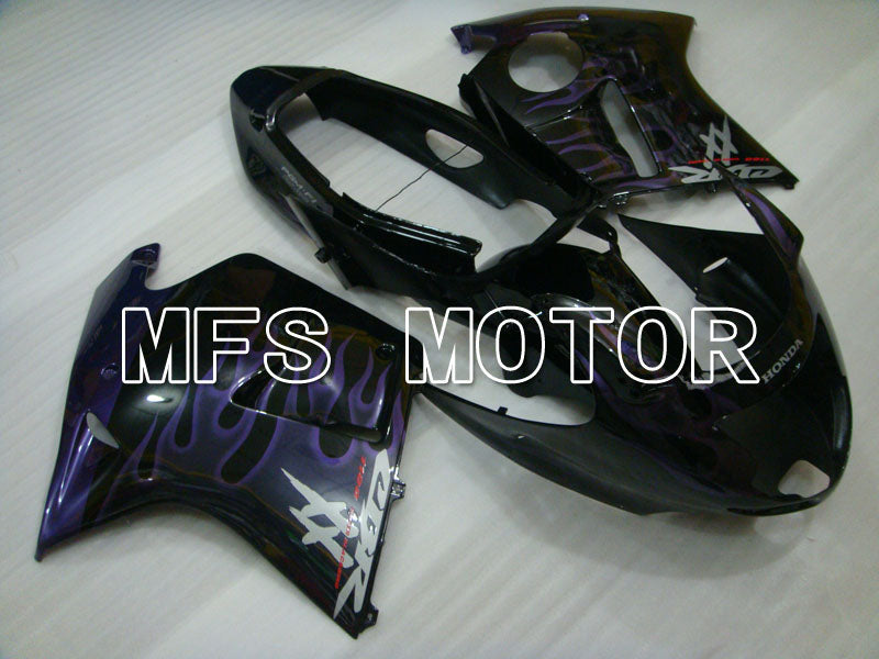 Honda CBR1100XX 1996-2007 Injection ABS Fairing - Flame - Black Purple - MFS3246 - Fairings Kit