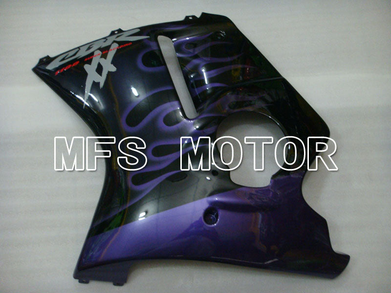 Honda CBR1100XX 1996-2007 Injection ABS Fairing - Flame - Black Purple - MFS3246 - Fairings Kit