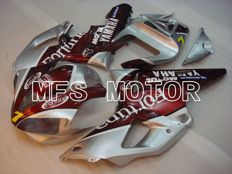 Yamaha YZF-R1 2000-2001 Injection ABS Fairing - Fortuna - Red Silver - MFS3268 - Fairings Kit