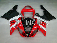 Yamaha YZF-R1 2000-2001 Injection ABS Fairing - Factory Style - Black Red - MFS3271 - Fairings Kit