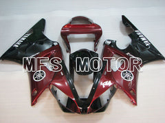 Yamaha YZF-R1 2000-2001 Injection ABS Fairing - Factory Style - Black Red - MFS3280 - Fairings Kit