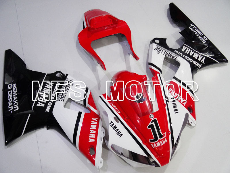 Yamaha YZF-R1 2000-2001 Injection ABS Fairing - Factory Style - Black Red White - MFS3281 - Fairings Kit