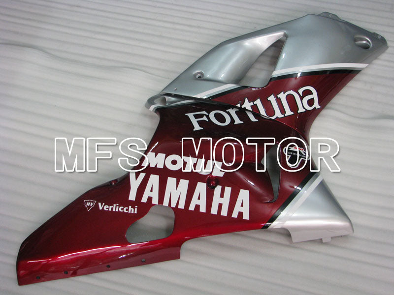 Yamaha YZF-R1 2000-2001 Injection ABS Fairing - Fortuna - Red Silver - MFS3283 - Fairings Kit