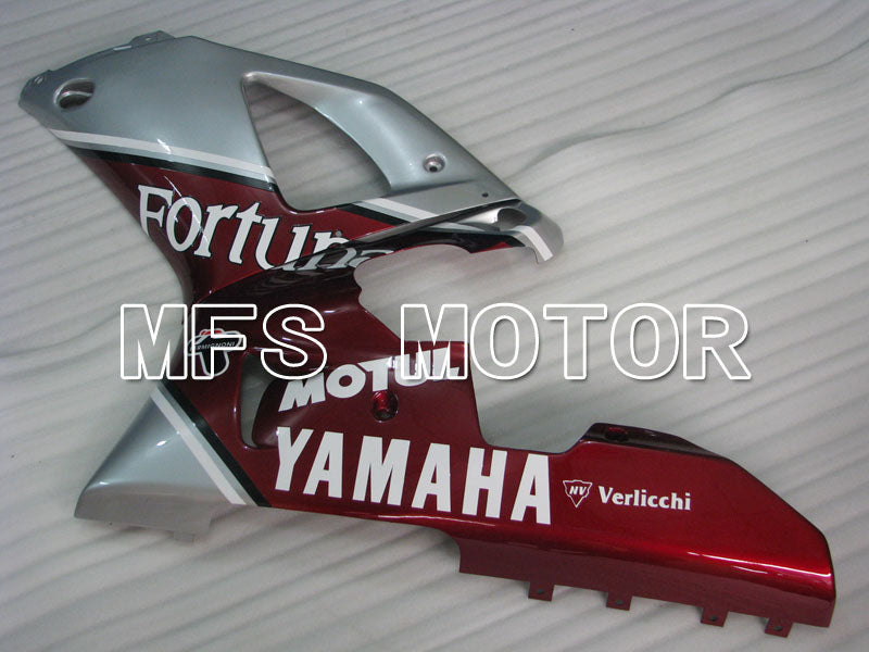 Yamaha YZF-R1 2000-2001 Injection ABS Fairing - Fortuna - Red Silver - MFS3283 - Fairings Kit