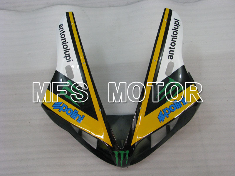 Yamaha YZF-R1 2002-2003 Injection ABS Fairing - Monster - Black Yellow - MFS3299 - Fairings Kit