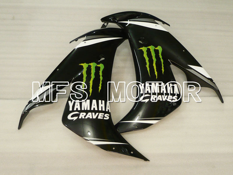 Yamaha YZF-R1 2004-2006 Injection ABS Fairing - Monster - Black Blue - MFS3313 - Fairings Kit