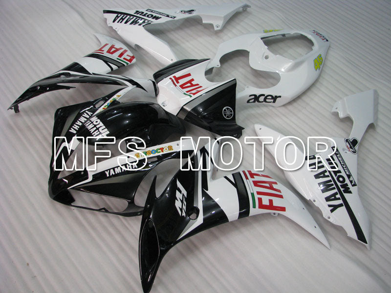 Yamaha YZF-R1 2004-2006 Injection ABS Fairing - FIAT - Black White - MFS3340 - Fairings Kit