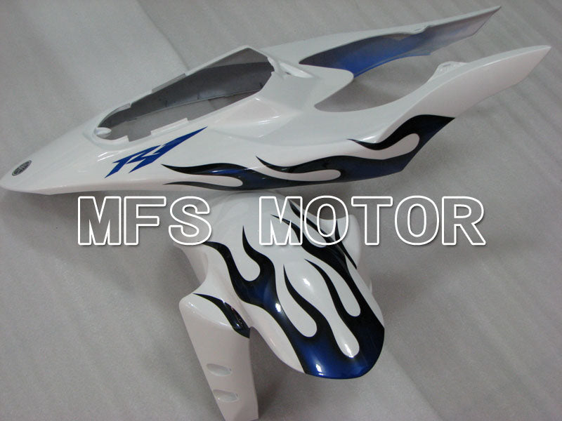 Yamaha YZF-R1 2004-2006 Injection ABS Fairing - Flame - Blue White - MFS3410 - Fairings Kit