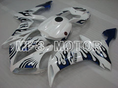 Yamaha YZF-R1 2004-2006 Injection ABS Fairing - Flame - Blue White - MFS3410 - Fairings Kit