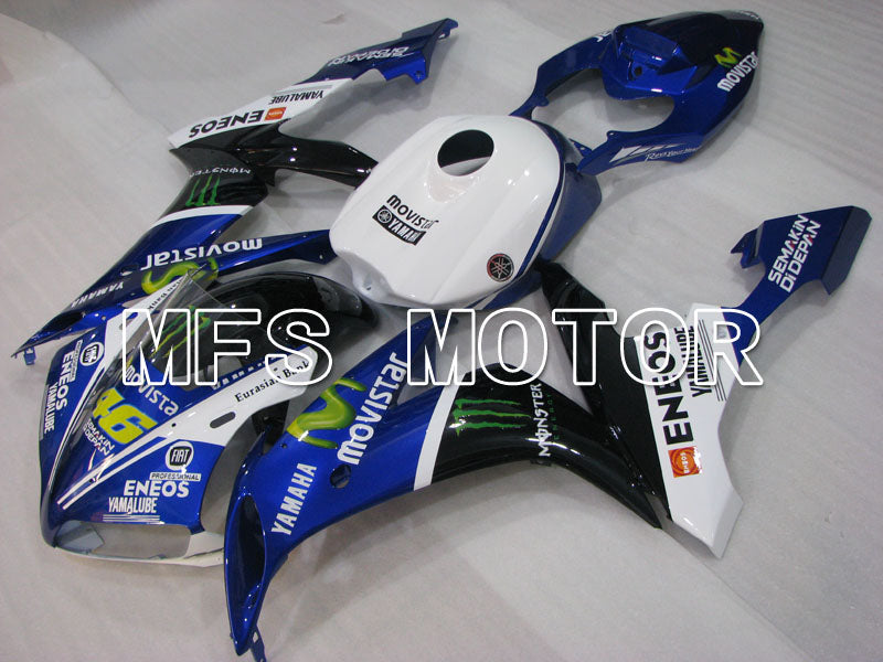 Yamaha YZF-R1 2004-2006 Injection ABS Fairing - Monster - Black White Blue - MFS3429 - Fairings Kit