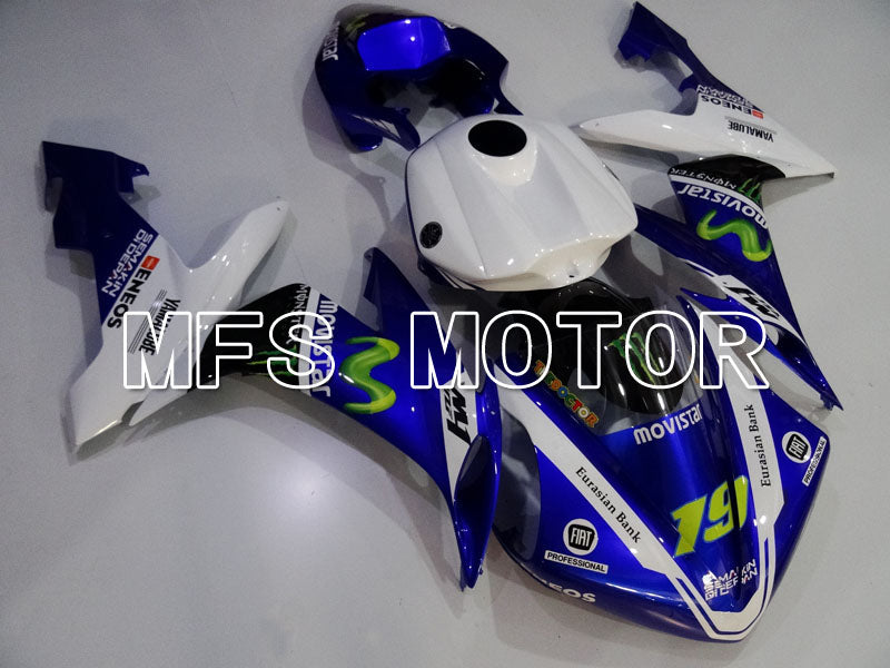 Yamaha YZF-R1 2004-2006 Injection ABS Fairing - Monster - Black White Blue - MFS3434 - Fairings Kit